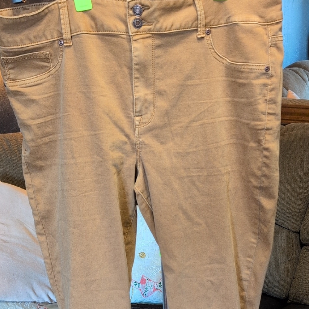 Maurices High Rise Super Skinny Jeans - Tan